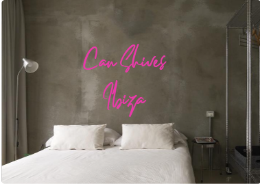 Custom text: Can Shives
Ibiza